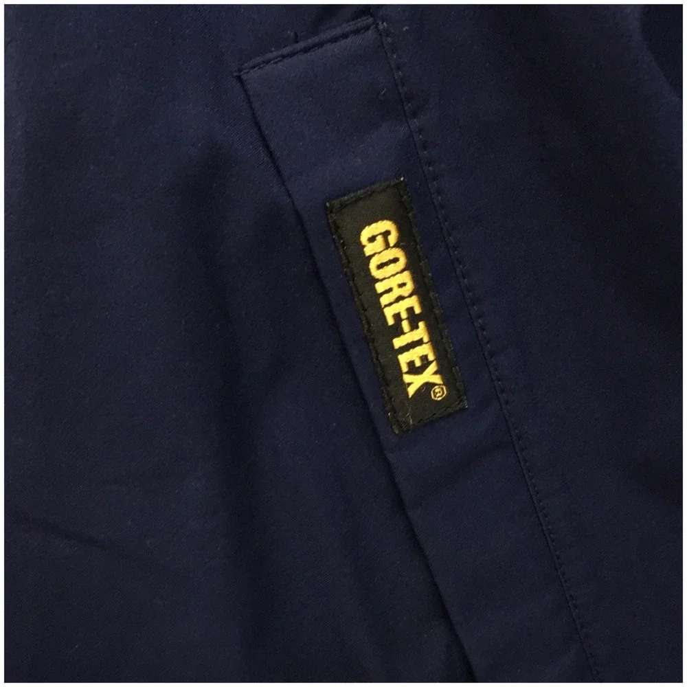 Zero Restriction Gore-Tex Golf Jacket Mens XL Navy Blue Reno Lake Tahoe Logo